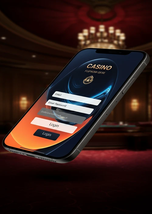Interfaccia di login protetta con crittografia SSL di Gratorama Casino, mostra i campi per nome utente e password